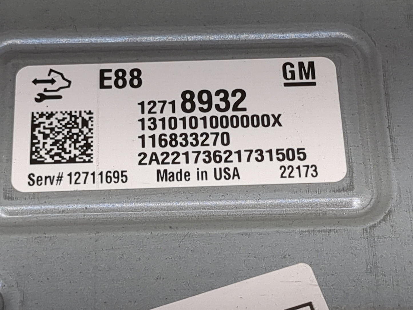 2020-2021 Chevrolet Malibu PCM Engine Control Computer ECU ECM PCU OEM P/N:12718932 A2C77535500 Fits Fits 2020 2021 2022 OEM