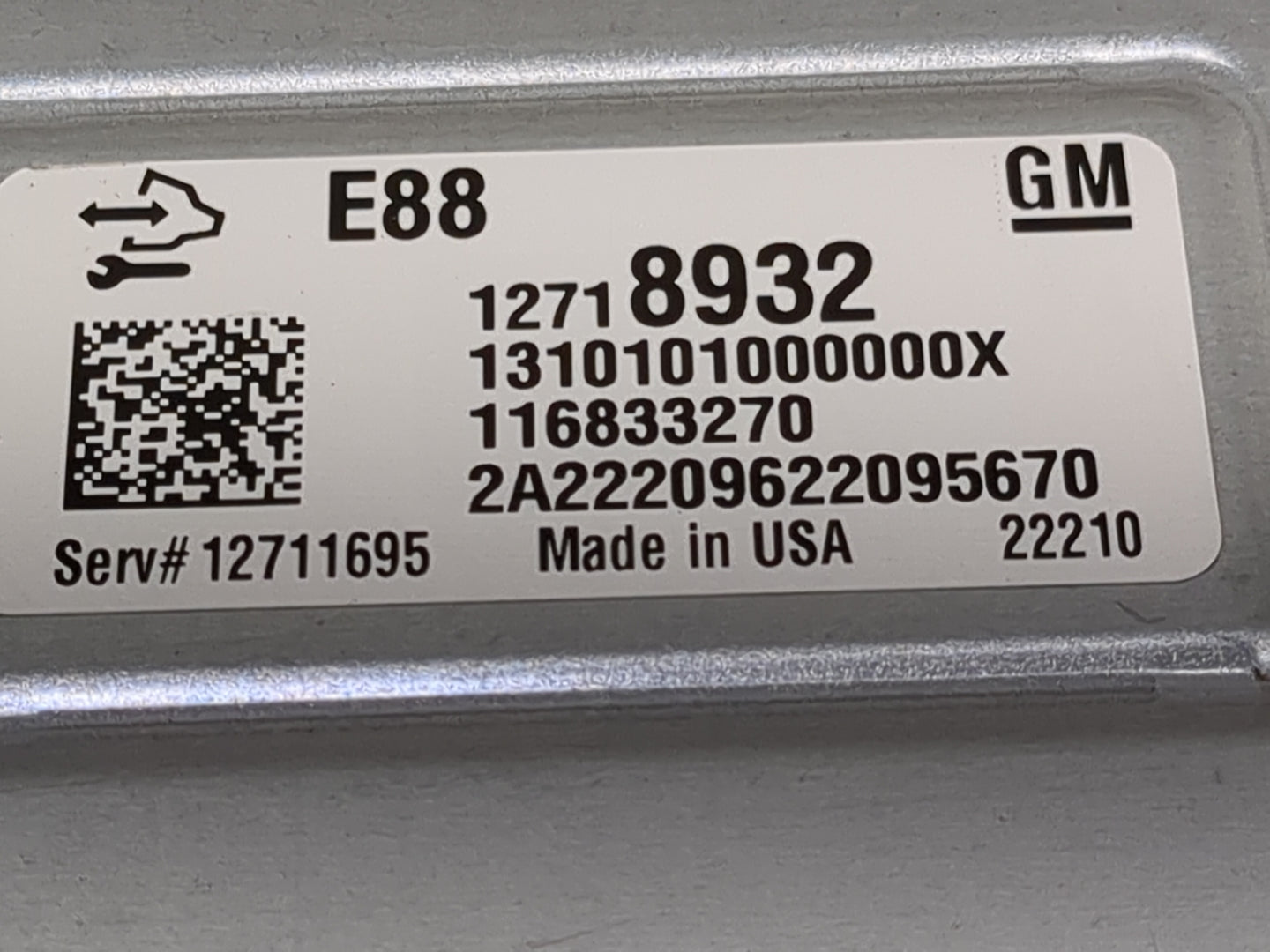 2020-2021 Chevrolet Malibu PCM Engine Control Computer ECU ECM PCU OEM P/N:12718932 12711695 Fits Fits 2020 2021 2022 OEM Us