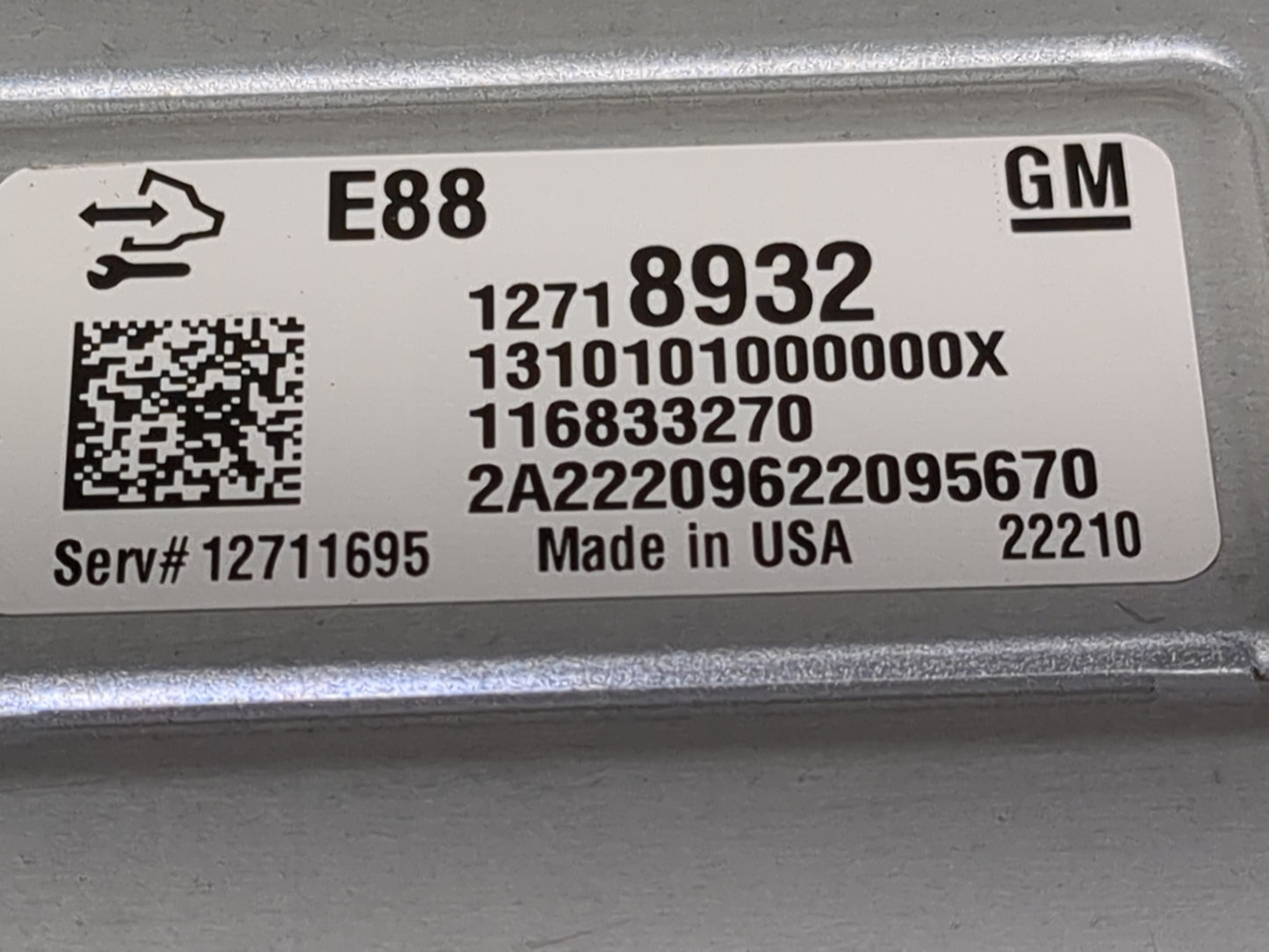 2020-2021 Chevrolet Malibu PCM Engine Control Computer ECU ECM PCU OEM P/N:12718932 12711695 Fits Fits 2020 2021 2022 OEM Us