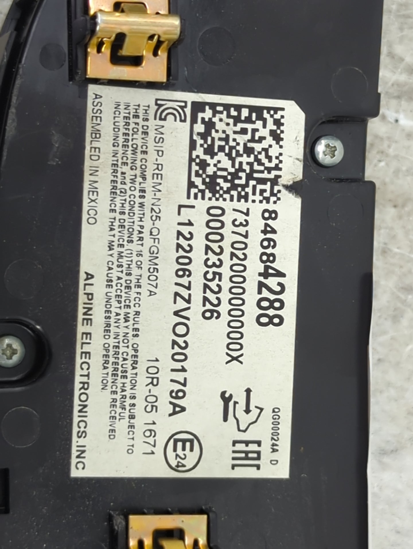 2019-2021 Chevrolet Malibu Climate Control Module Temperature AC/Heater Replacement P/N:84684288 MSIP-REM-N25-QFGM507A Fits 