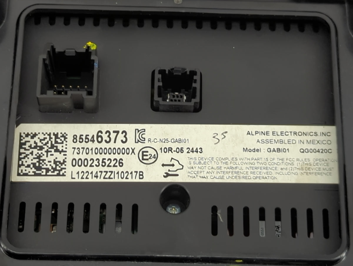 2022 Chevrolet Malibu Information Display Screen 1488330 - Oemusedautoparts1.com