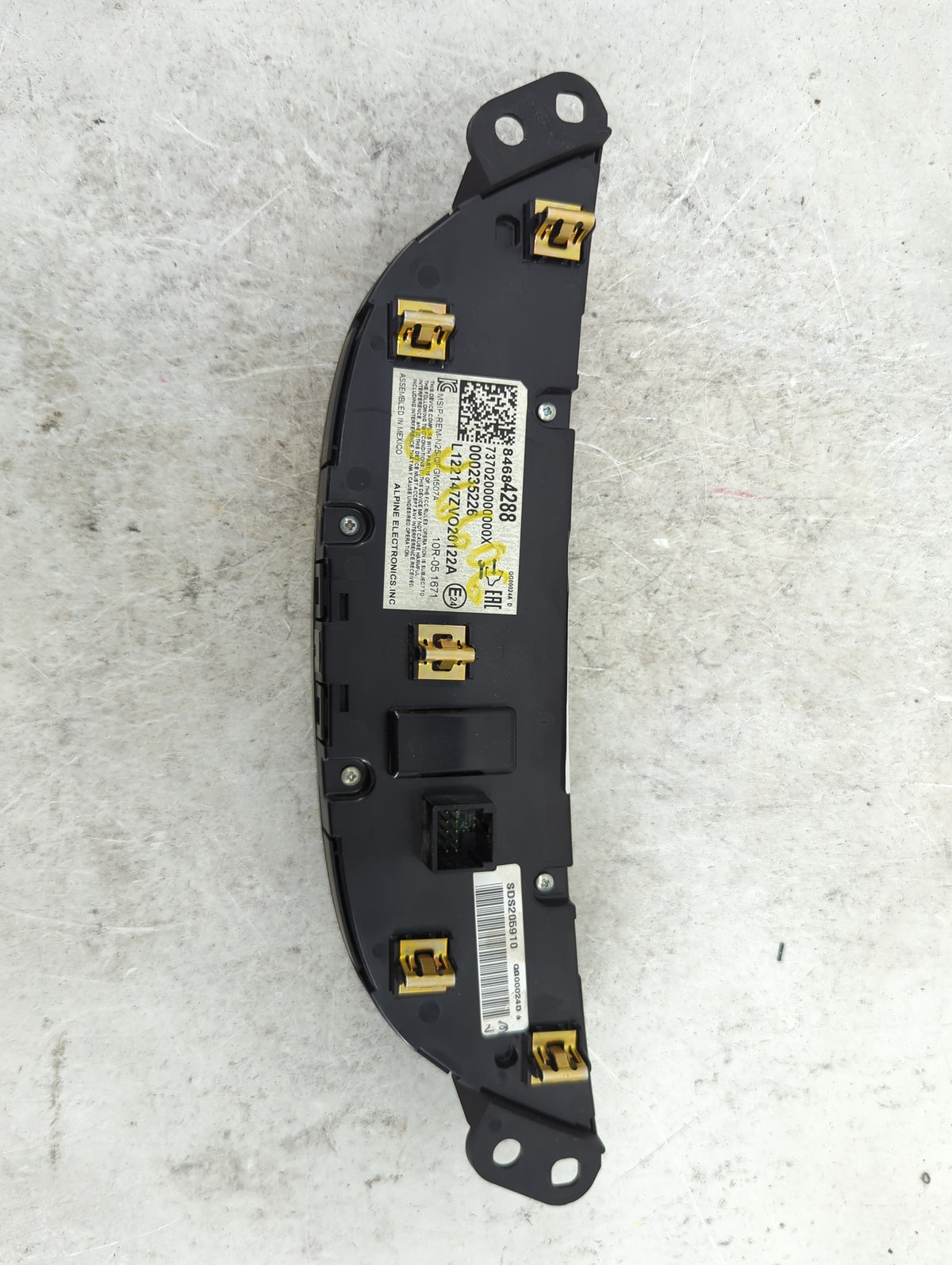 2018-2021 Chevrolet Malibu Climate Control Module Temperature AC/Heater Replacement P/N:84684288 13594186 Fits OEM Used Auto
