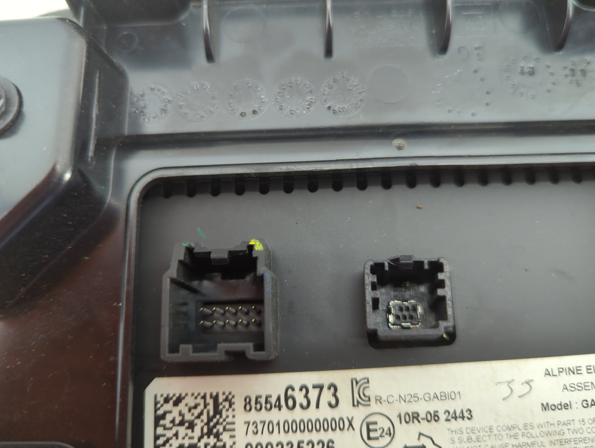 2022 Chevrolet Malibu Information Radio Display Screen Black 1517124 - Oemusedautoparts1.com
