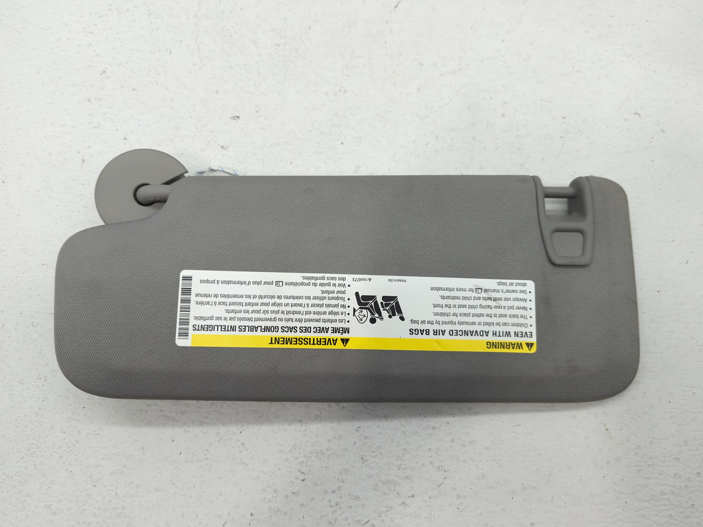 2022 Chevrolet Malibu Sun Visor Shade Replacement Passenger Right Mirror Fits OEM Used Auto Parts - Oemusedautoparts1.com