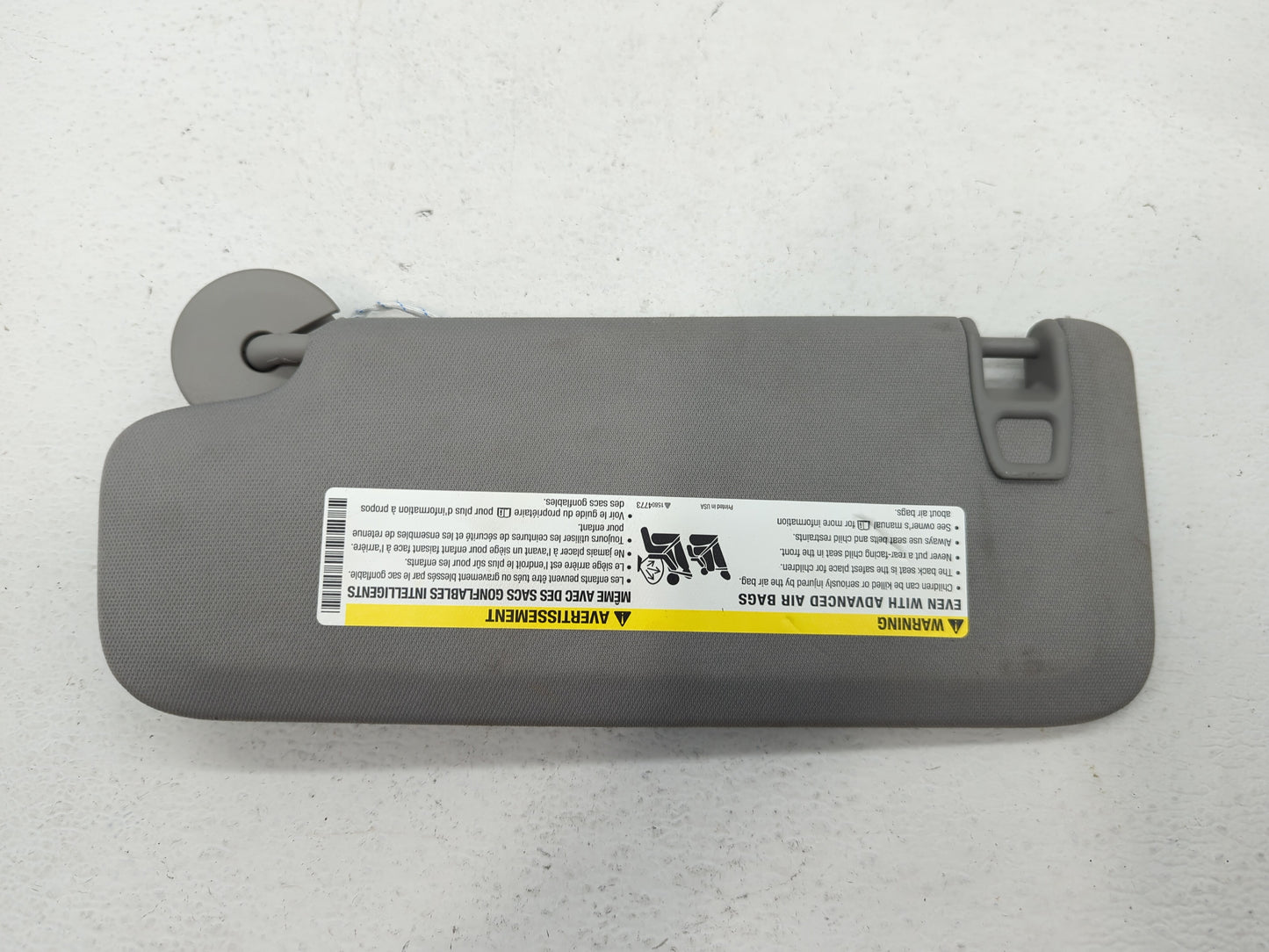 2022 Chevrolet Malibu Sun Visor Shade Replacement Passenger Right Mirror Fits OEM Used Auto Parts - Oemusedautoparts1.com