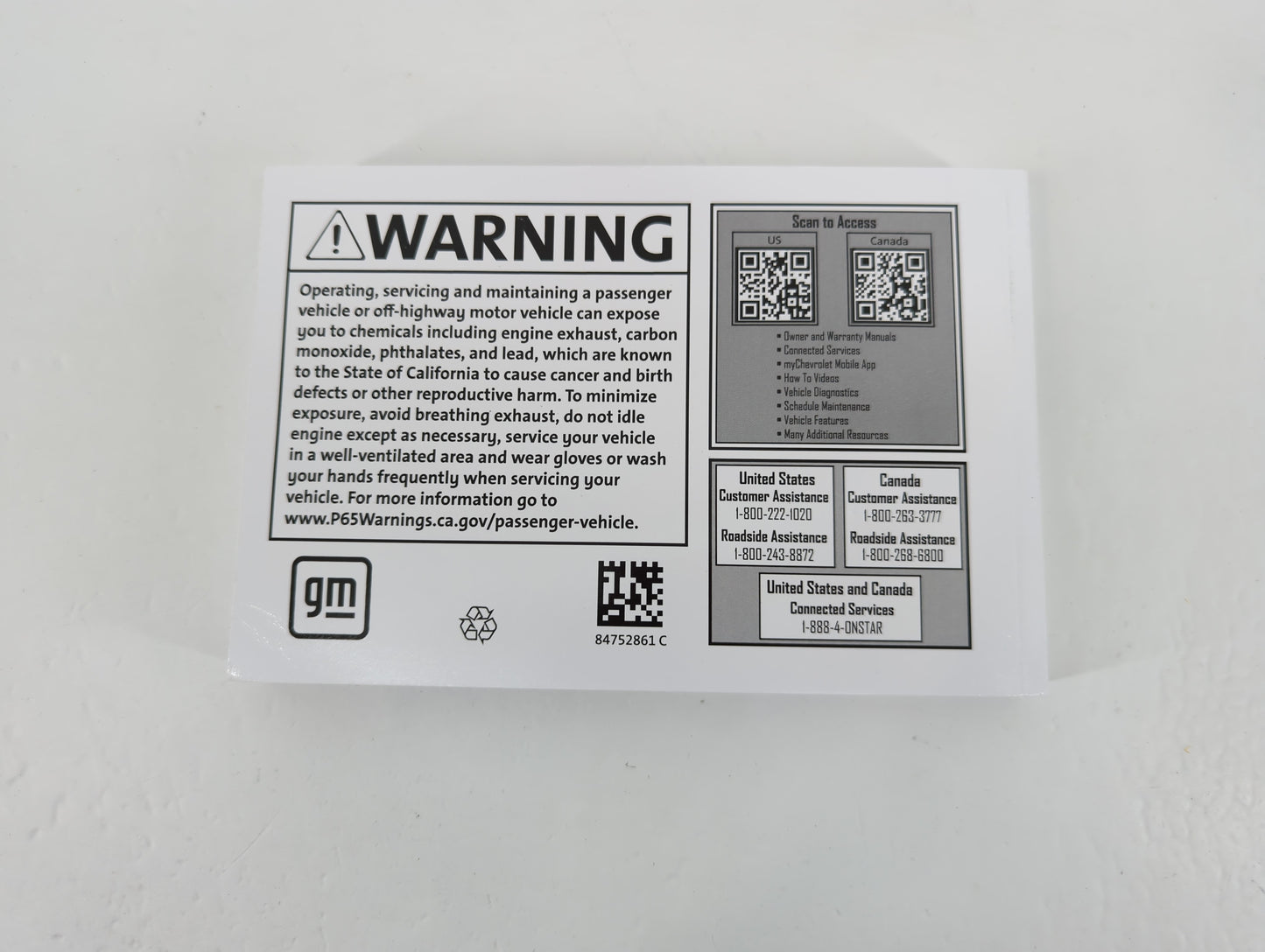 2022 Chevrolet Malibu Owners Manual Book Guide P/N:84752861 C OEM Used Auto Parts - Oemusedautoparts1.com