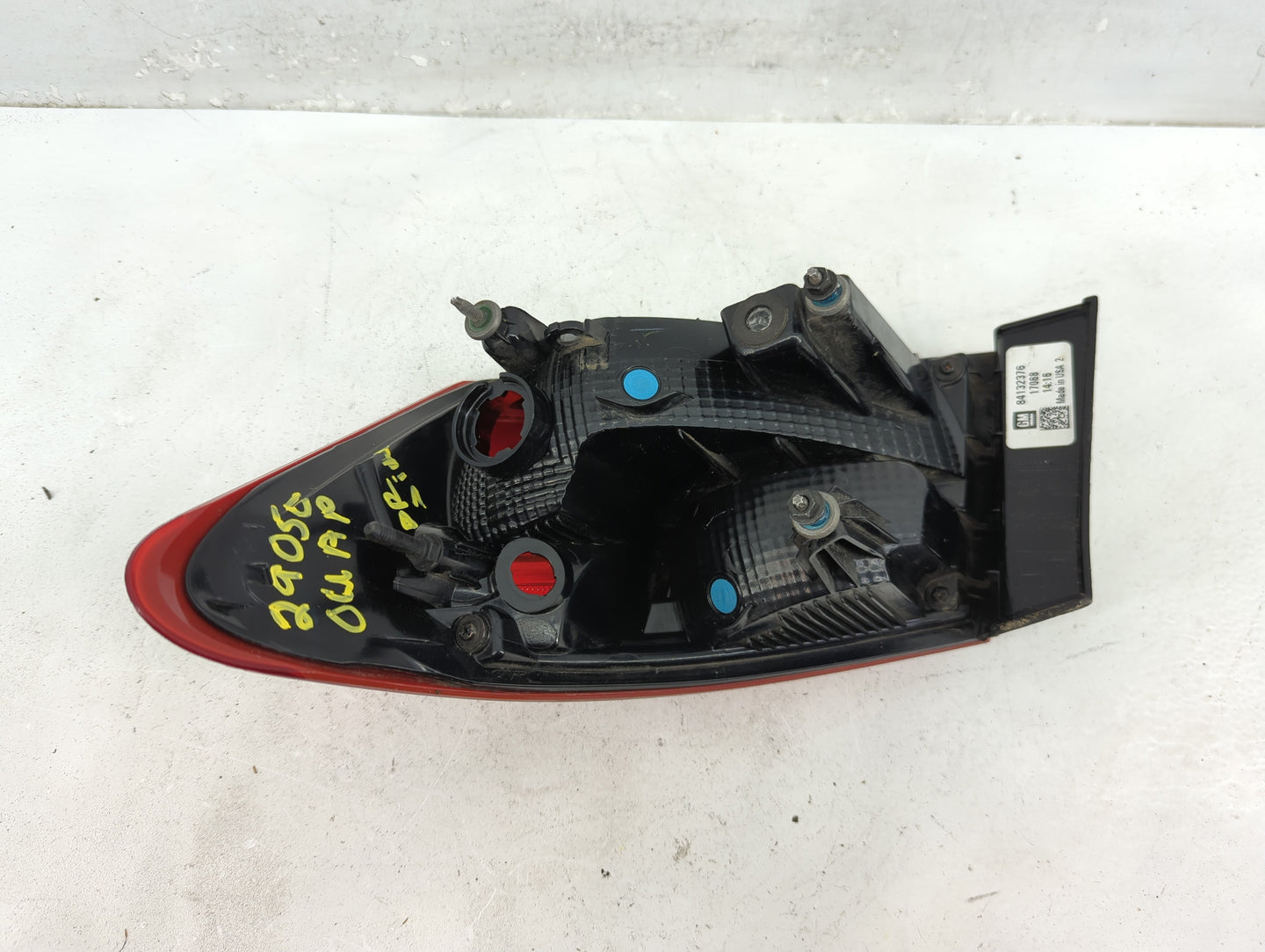 2016-2021 Chevrolet Malibu Tail Light Assembly Driver Left OEM P/N:84595943 Fits Fits 2016 2017 2018 2019 2020 2021 OEM Used