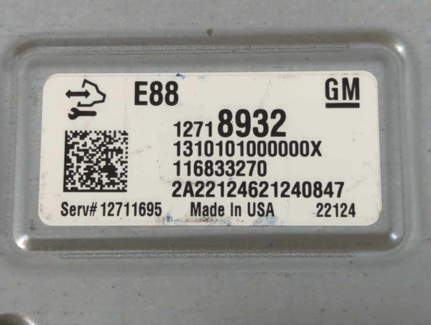 2020-2021 Chevrolet Malibu PCM Engine Control Computer ECU ECM PCU OEM P/N:12718932 Fits Fits 2020 2021 2022 OEM Used Auto P