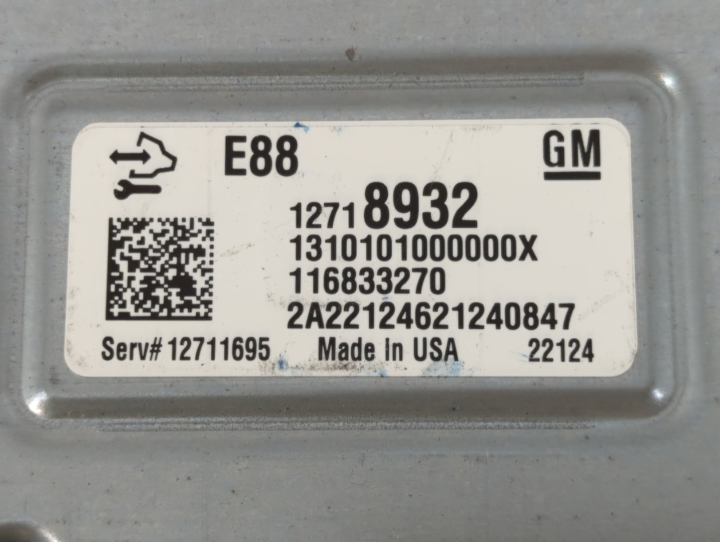 2020-2021 Chevrolet Malibu PCM Engine Control Computer ECU ECM PCU OEM P/N:12718932 Fits Fits 2020 2021 2022 OEM Used Auto P