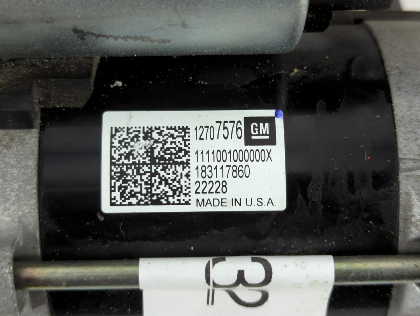2017-2021 Chevrolet Malibu Car Starter Motor Solenoid OEM P/N:12707576 Fits Fits 2017 2018 2019 2020 2021 2022 OEM Used Auto