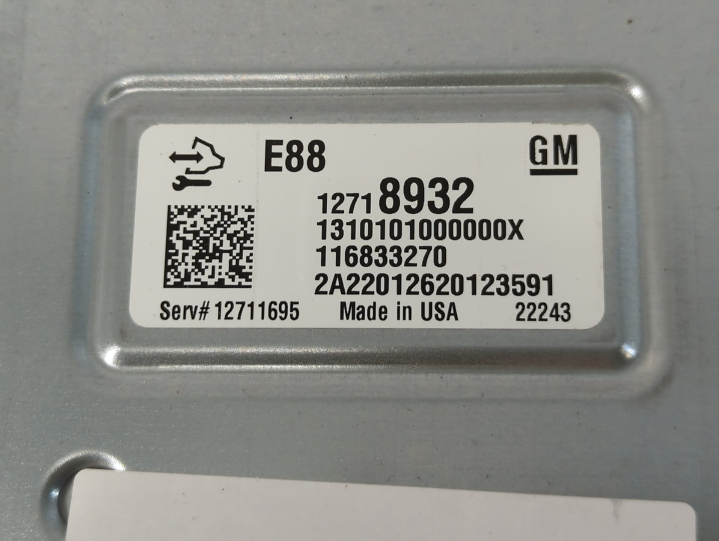 2020-2021 Chevrolet Malibu PCM Engine Control Computer ECU ECM PCU OEM P/N:12718932 Fits Fits 2020 2021 2022 OEM Used Auto P