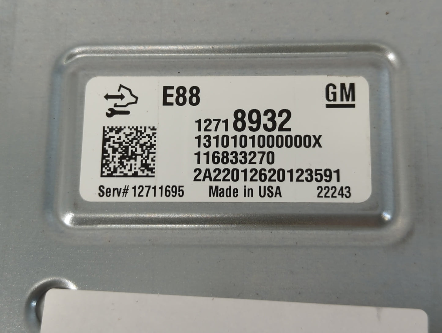 2020-2021 Chevrolet Malibu PCM Engine Control Computer ECU ECM PCU OEM P/N:12718932 Fits Fits 2020 2021 2022 OEM Used Auto P