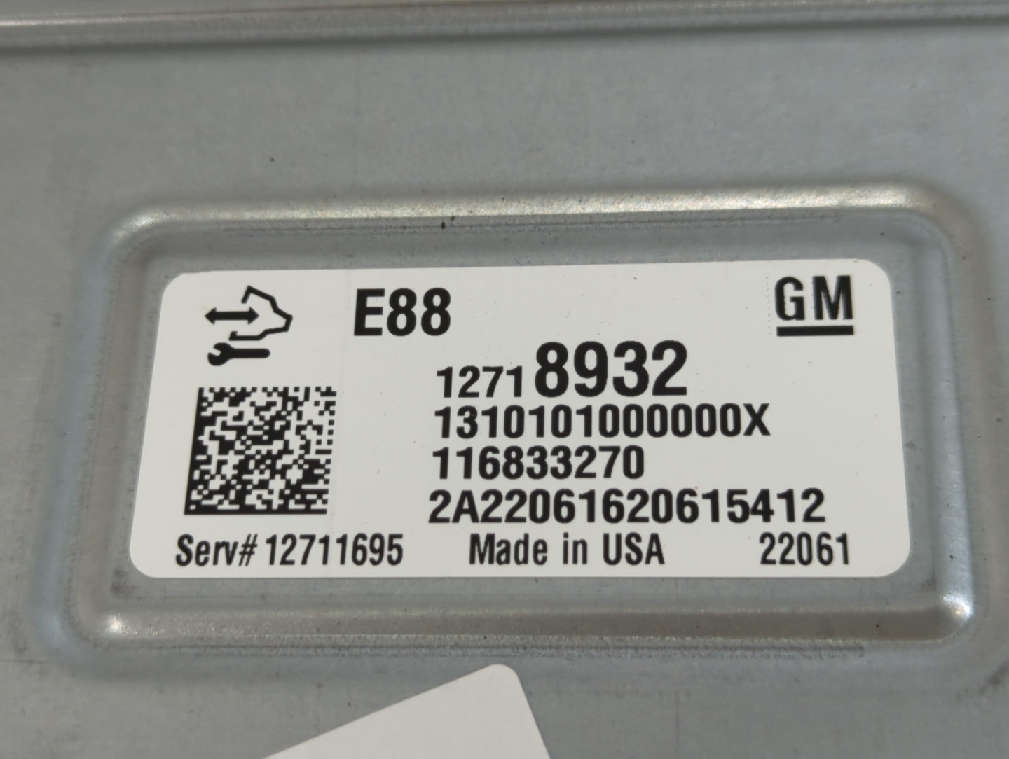 2020-2021 Chevrolet Malibu PCM Engine Control Computer ECU ECM PCU OEM P/N:12718932 Fits Fits 2020 2021 2022 OEM Used Auto P