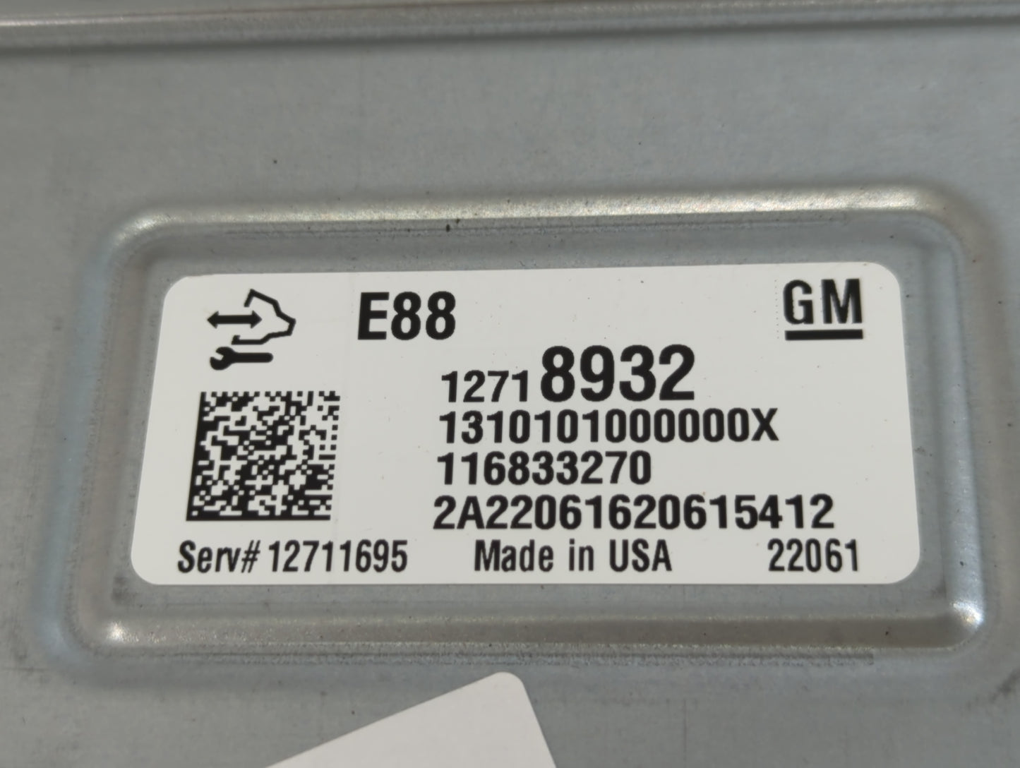 2020-2021 Chevrolet Malibu PCM Engine Control Computer ECU ECM PCU OEM P/N:12718932 Fits Fits 2020 2021 2022 OEM Used Auto P