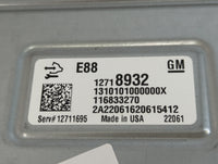 2020-2021 Chevrolet Malibu PCM Engine Control Computer ECU ECM PCU OEM P/N:12718932 Fits Fits 2020 2021 2022 OEM Used Auto P