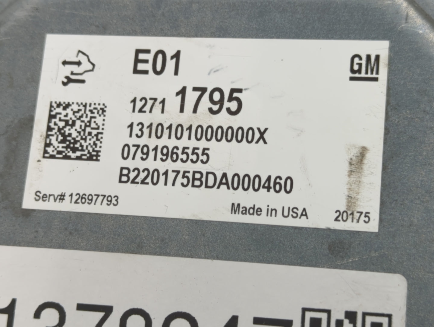 2021-2022 Chevrolet Silverado PCM Engine Control Computer ECU ECM PCU OEM P/N:12711795 Fits Fits 2020 2021 2022 OEM Used Aut