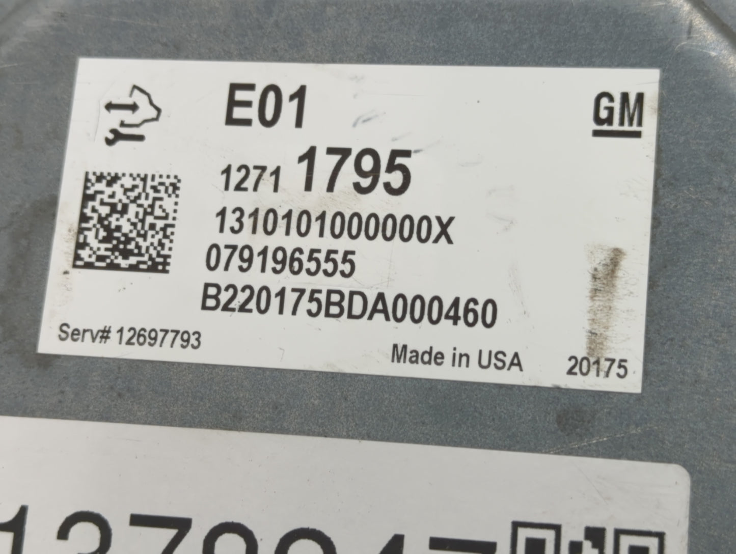 2021-2022 Chevrolet Silverado PCM Engine Control Computer ECU ECM PCU OEM P/N:12711795 Fits Fits 2020 2021 2022 OEM Used Aut