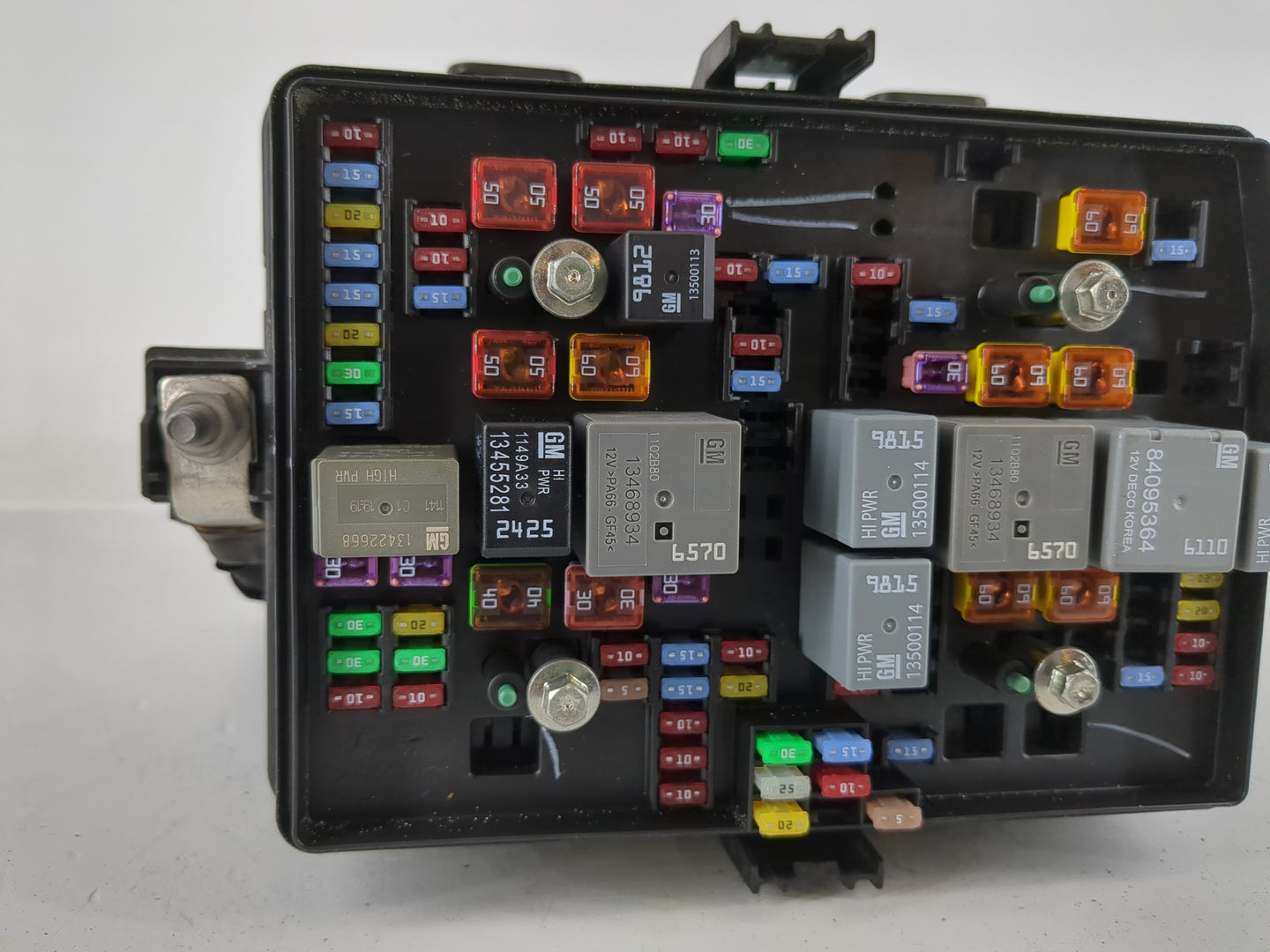2021-2022 Chevrolet Silverado 1500 Fusebox Fuse Box Panel Relay Module P/N:8671158_01 3271-10:32 Fits Fits 2021 2022 OEM Use