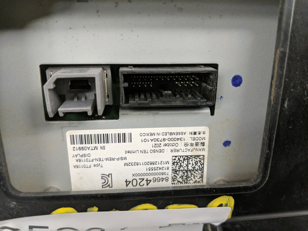 2020-2022 Chevrolet Silverado 1500 Information Display Screen - Oemusedautoparts1.com