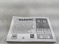 2022 Chevrolet Silverado 1500 Owners Manual Book Guide OEM Used Auto Parts - Oemusedautoparts1.com