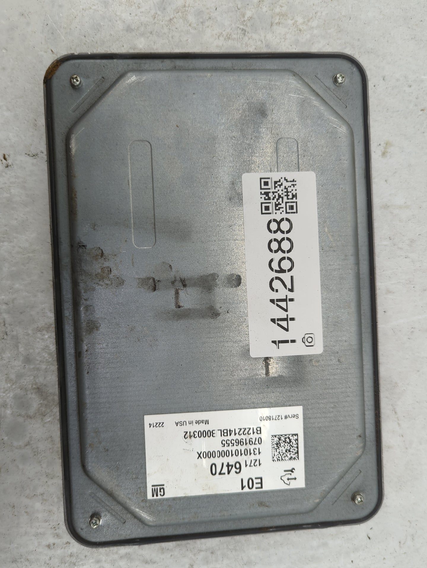 2022 Chevrolet Silverado 1500 PCM Engine Control Computer ECU ECM PCU OEM P/N:12716470 12718010, 13101010000000X, 07919655 F