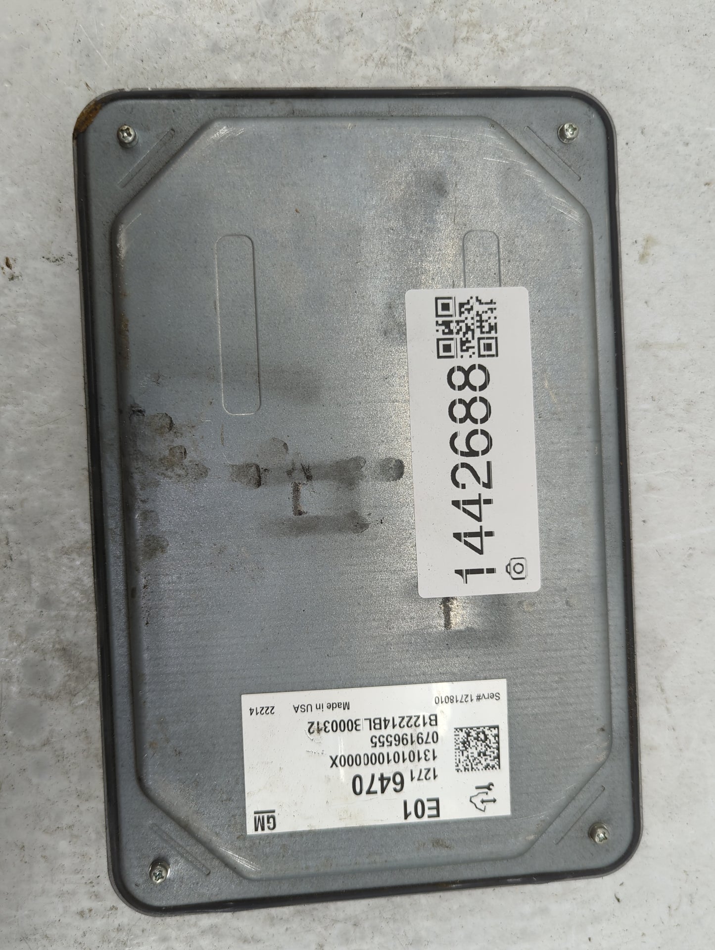 2022 Chevrolet Silverado 1500 PCM Engine Control Computer ECU ECM PCU OEM P/N:12716470 12718010, 13101010000000X, 07919655 F