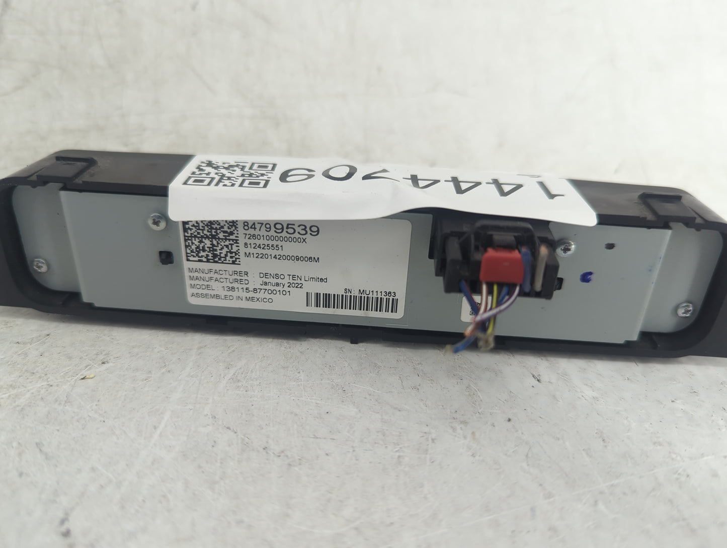 2019-2022 Chevrolet Silverado 1500 Radio Control Panel - Oemusedautoparts1.com