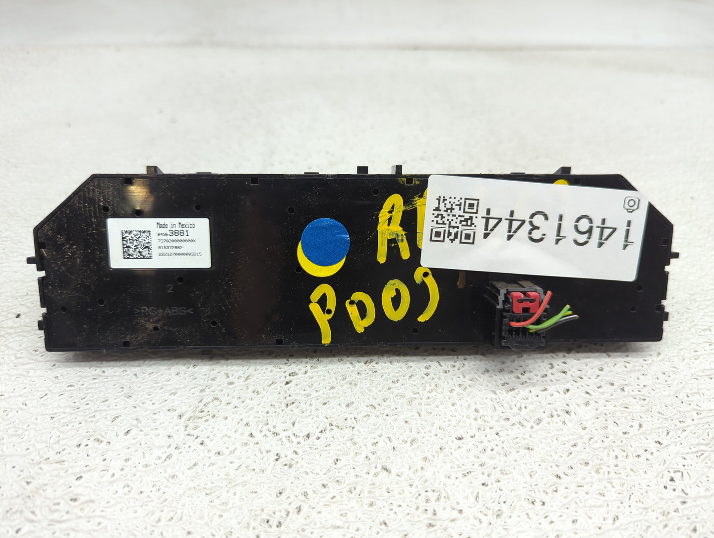 2019-2022 Chevrolet Silverado 1500 Climate Control Module Temperature AC/Heater Replacement P/N:84963881 Fits OEM Used Auto 