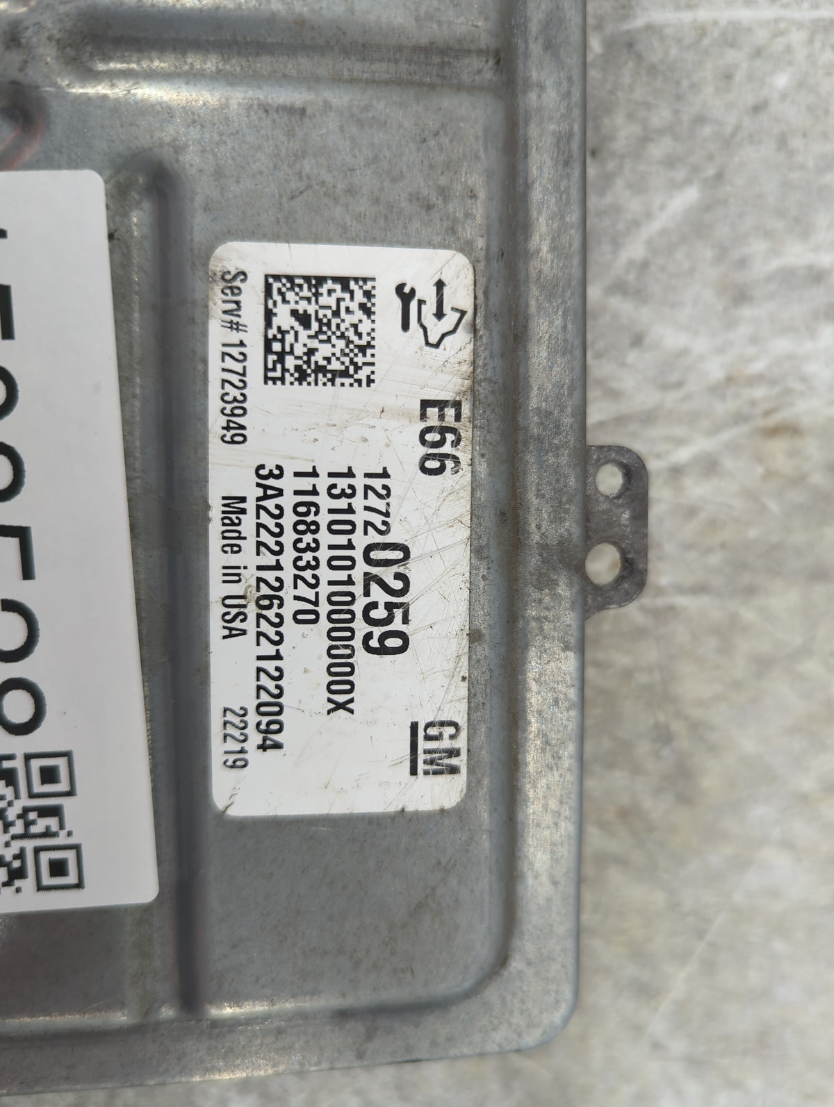 2022 Chevrolet Silverado 1500 PCM Engine Control Computer ECU ECM PCU OEM P/N:12720259 13101010000000X, 12723949 Fits Fits 2