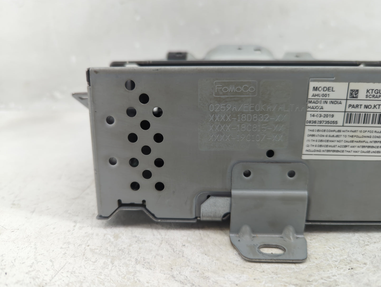 2020-2022 Chevrolet Spark Radio AM FM Cd Player Receiver Replacement P/N:KT1T-19C107-FU Fits Fits 2020 2021 2022 OEM Used Au