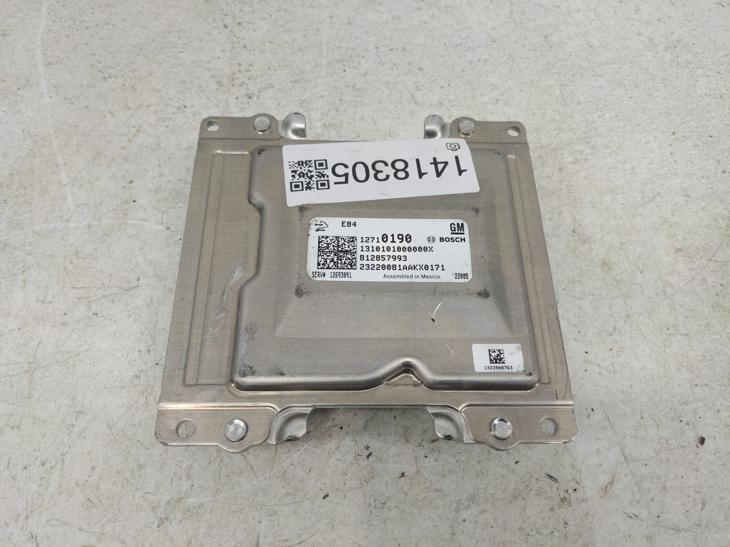 2019-2022 Chevrolet Spark PCM Engine Control Computer ECU ECM PCU OEM P/N:812857993 12710190 Fits Fits 2019 2020 2021 2022 O