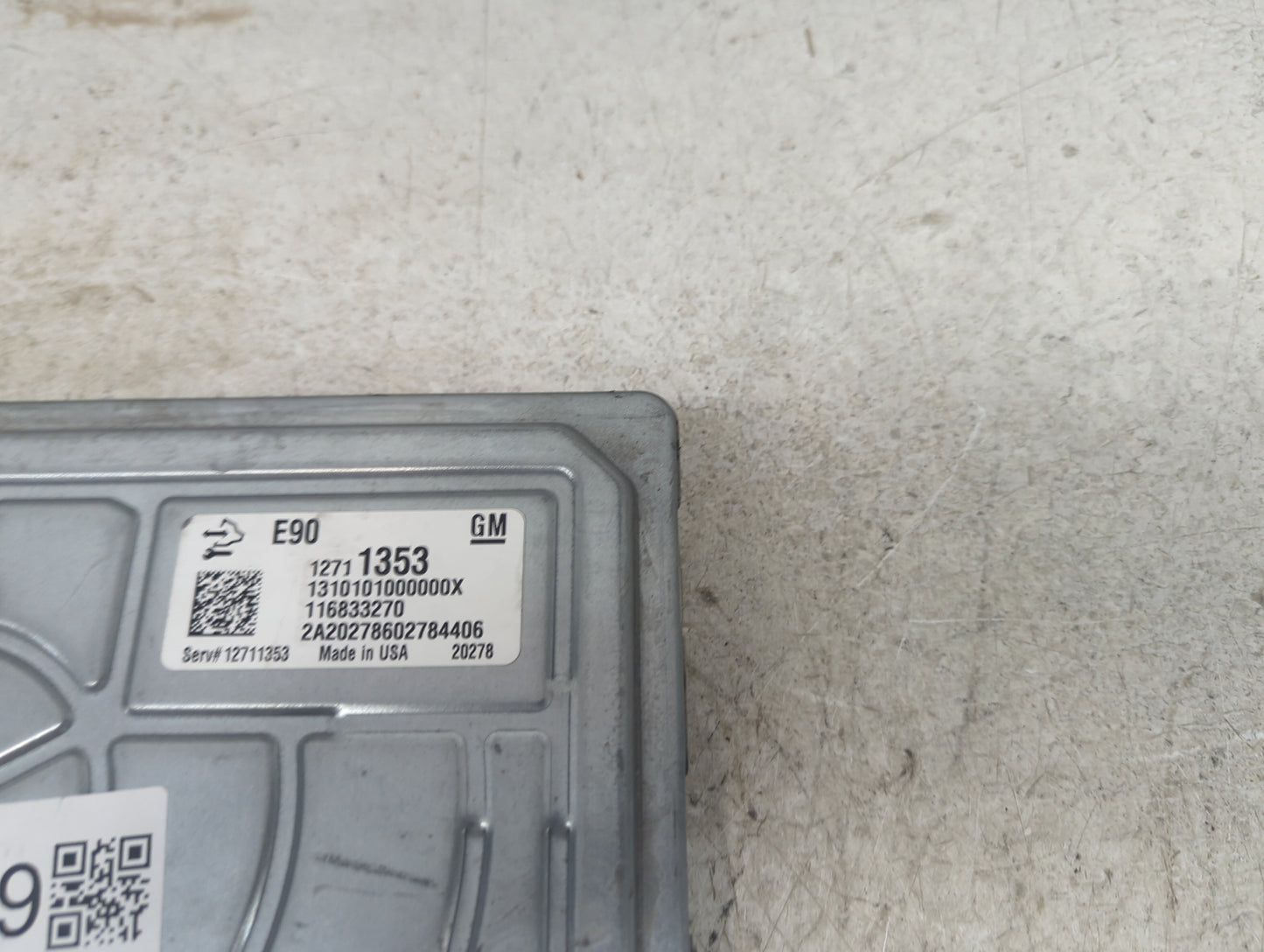 2022 Chevrolet Suburban 1500 PCM Engine Control Computer ECU ECM PCU OEM P/N:12711353 116833270 Fits Fits 2021 OEM Used Auto