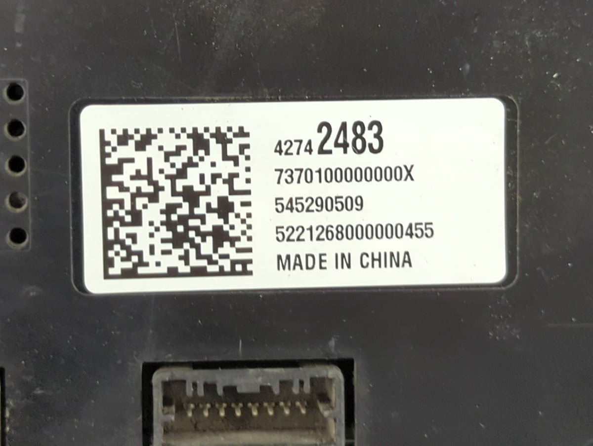 2022 Chevrolet Trailblazer Information Display Screen - Oemusedautoparts1.com