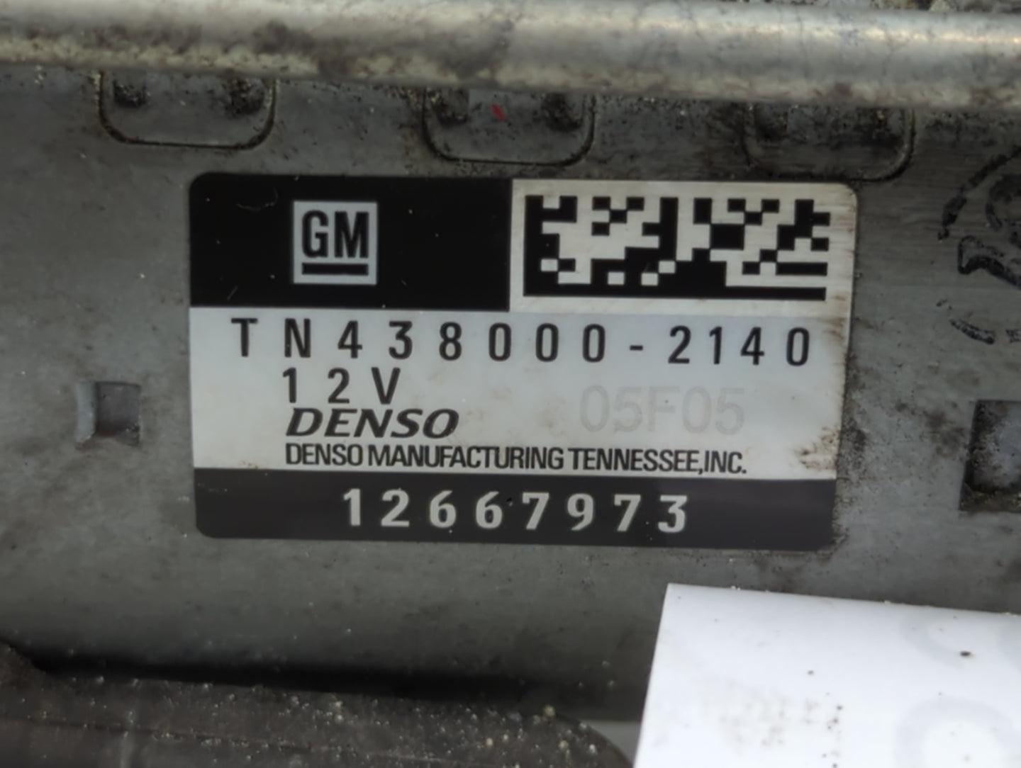 2018-2022 Chevrolet Traverse Car Starter Motor Solenoid OEM P/N:TN438000-2140 12667973 Fits OEM Used Auto Parts - Oemusedaut