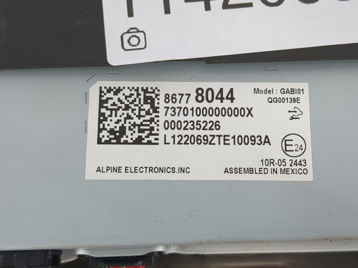 2022 Chevrolet Traverse Radio AM FM Cd Player Receiver Replacement P/N:86778044 Fits Fits 2021 OEM Used Auto Parts - Oemused