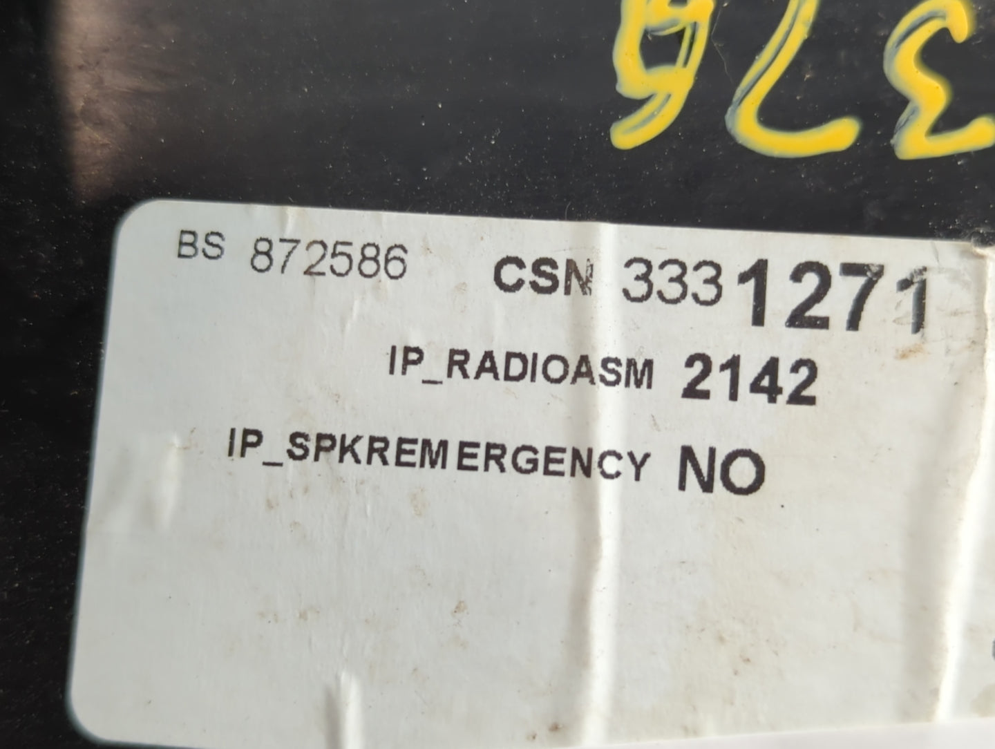 2022 Chevrolet Traverse Radio AM FM Cd Player Receiver Replacement P/N:3331271 Fits OEM Used Auto Parts - Oemusedautoparts1.