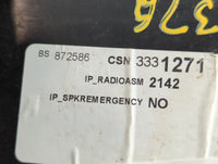 2022 Chevrolet Traverse Radio AM FM Cd Player Receiver Replacement P/N:3331271 Fits OEM Used Auto Parts - Oemusedautoparts1.