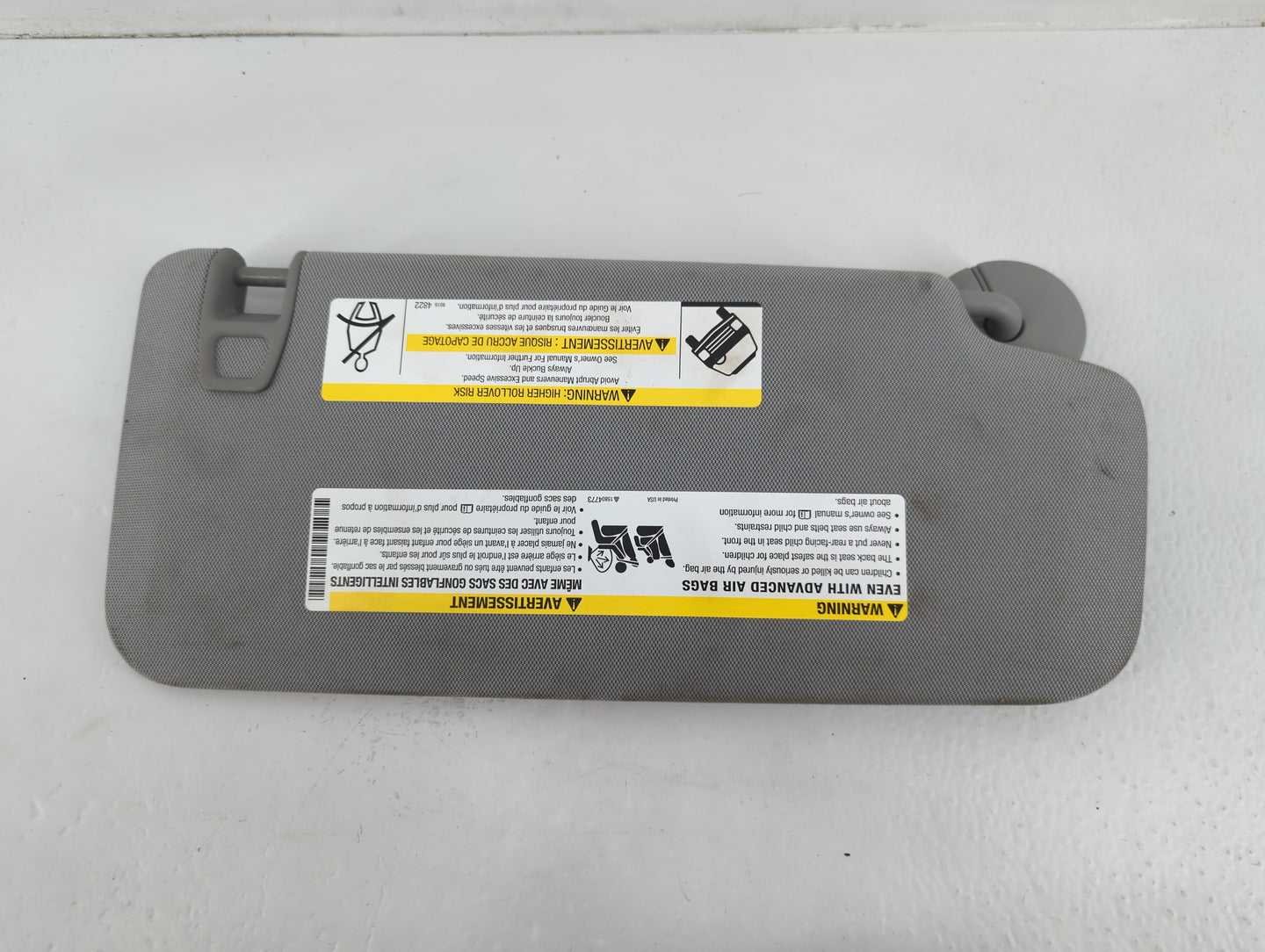 2017-2021 Chevrolet Trax Sun Visor Shade Replacement Driver Left Mirror Fits Fits 2017 2018 2019 2020 2021 OEM Used Auto Par