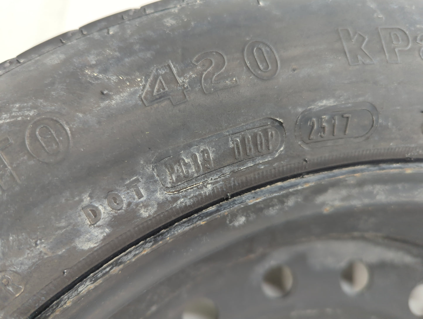 2005-2022 Chrysler 300 Spare Donut Tire Wheel Rim Oem - Oemusedautoparts1.com