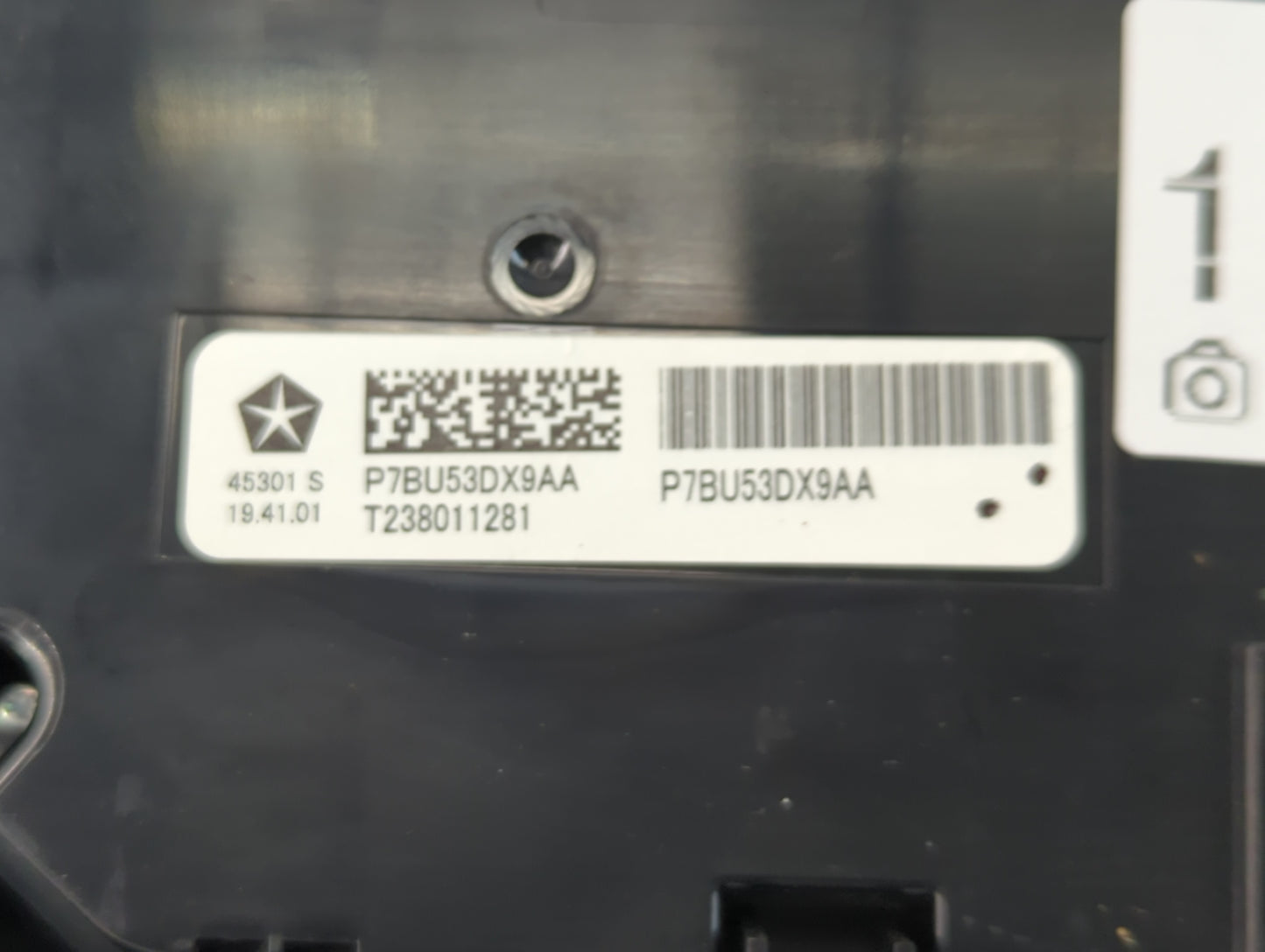 2021-2022 Chrysler Pacifica Climate Control Module Temperature AC/Heater Replacement P/N:P7BU53DX9AA Fits Fits 2021 2022 OEM