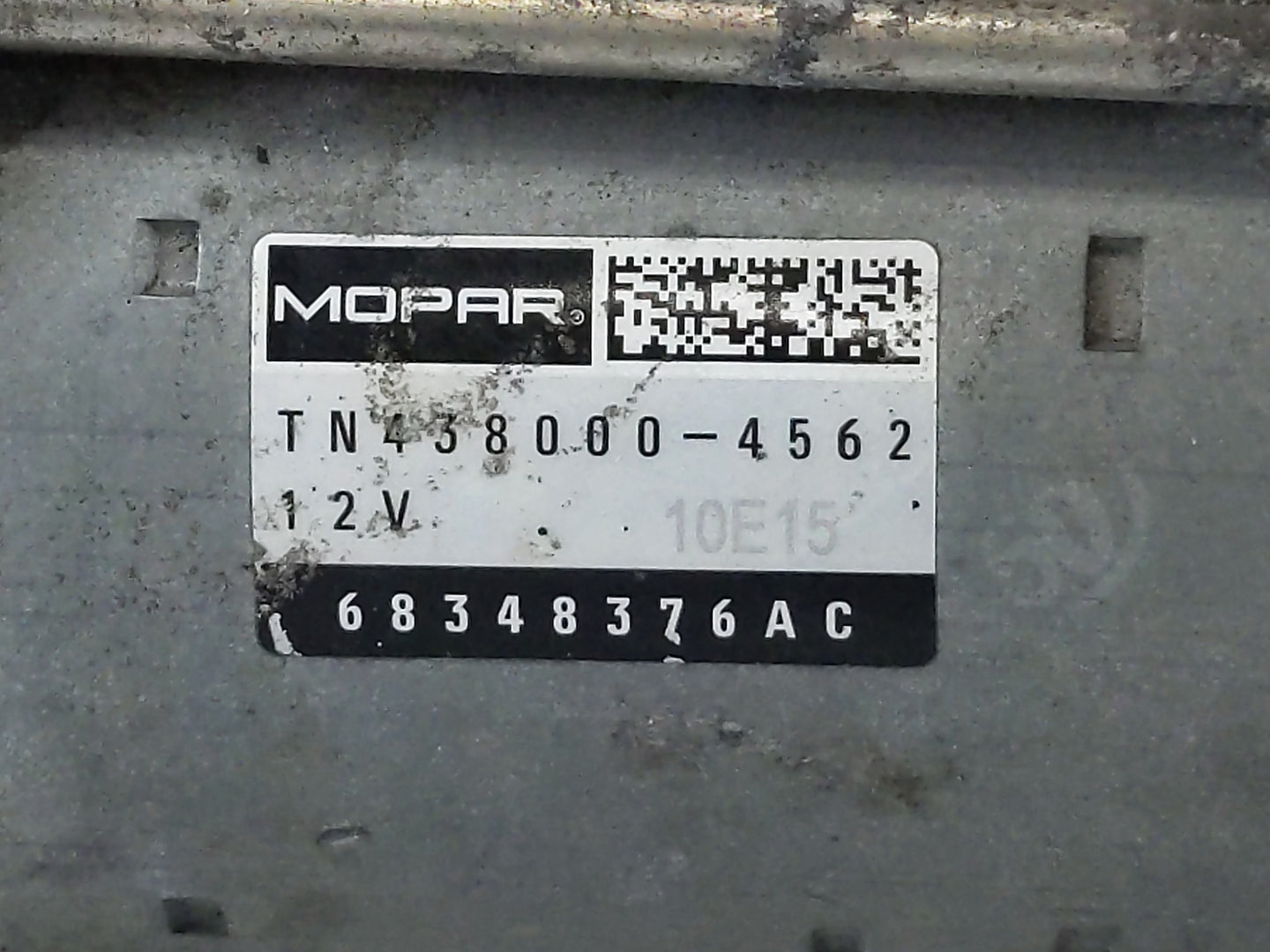 2017-2022 Chrysler Pacifica Car Starter Motor Solenoid OEM P/N:68348376AC TN438000-4562 Fits Fits 2017 2018 2019 2020 2021 2