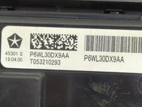 2022 Chrysler Pacifica Climate Control Module Temperature AC/Heater Replacement P/N:P6WL30DX9AA Fits OEM Used Auto Parts - O