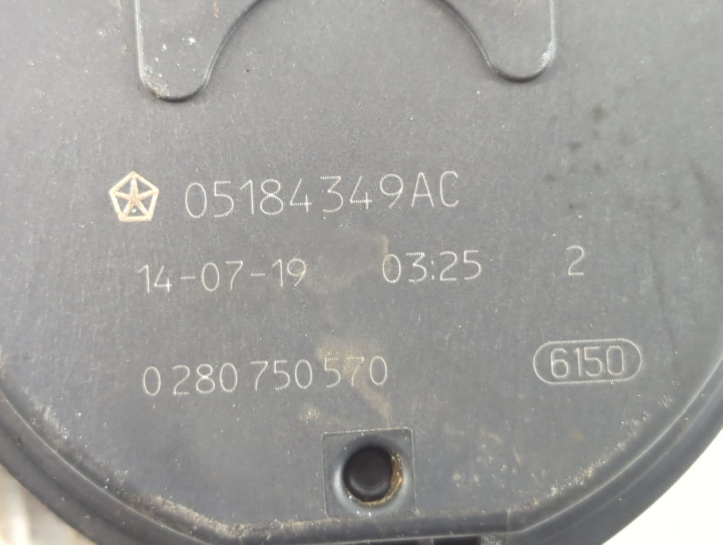 2017-2022 Chrysler Pacifica Throttle Body P/N:0 280 750 570 05184349AC Fits OEM Used Auto Parts - Oemusedautoparts1.com