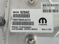 2021-2022 Chrysler Voyager PCM Engine Control Computer ECU ECM PCU OEM P/N:68434928AC Fits Fits 2020 2021 2022 OEM Used Auto
