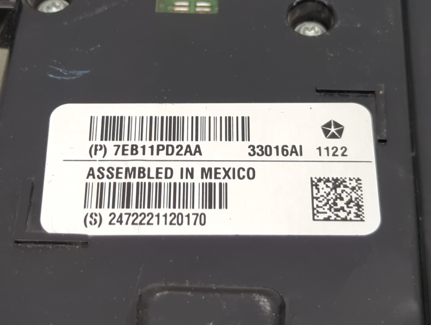 2022 Chrysler Voyager Overhead Roof Console - Oemusedautoparts1.com