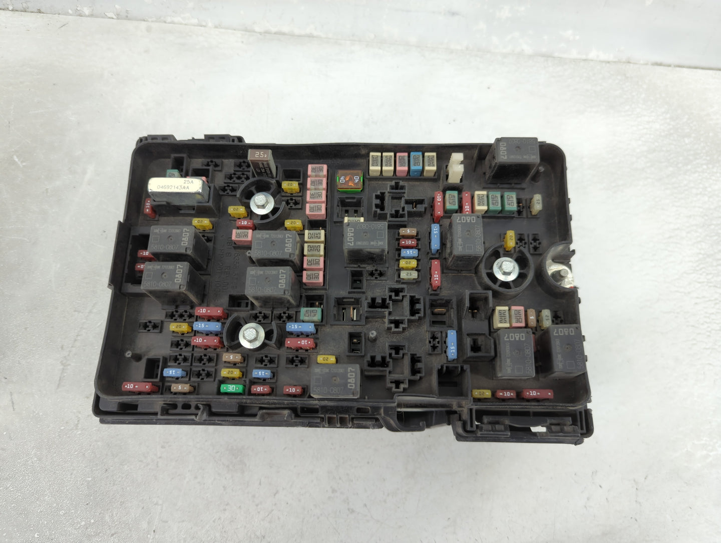 2020-2022 Chrysler Voyager Fusebox Fuse Box Panel Relay Module P/N:6351-5316 Fits Fits 2020 2021 2022 OEM Used Auto Parts - 
