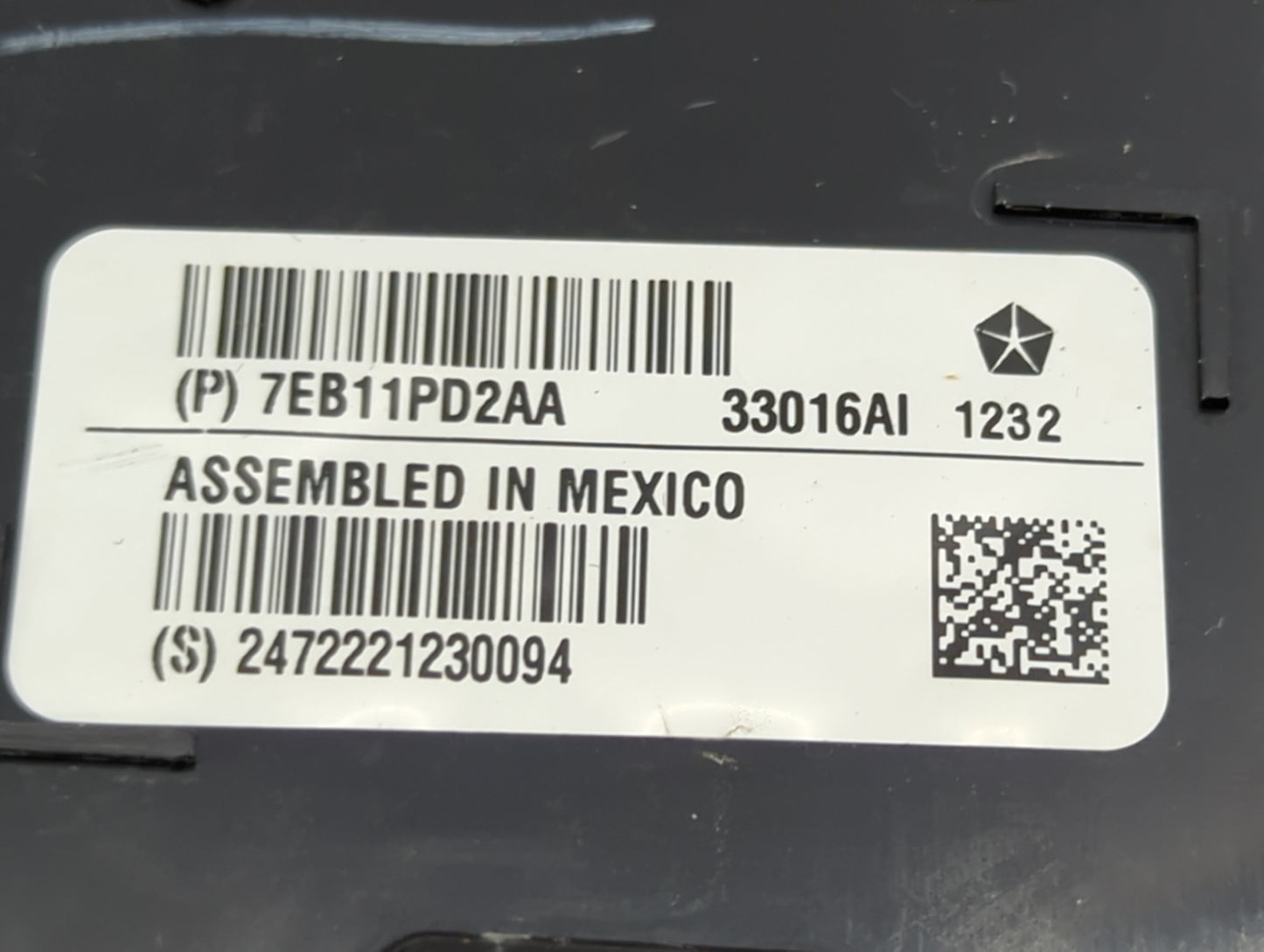 2022 Chrysler Voyager Overhead Roof Console - Oemusedautoparts1.com