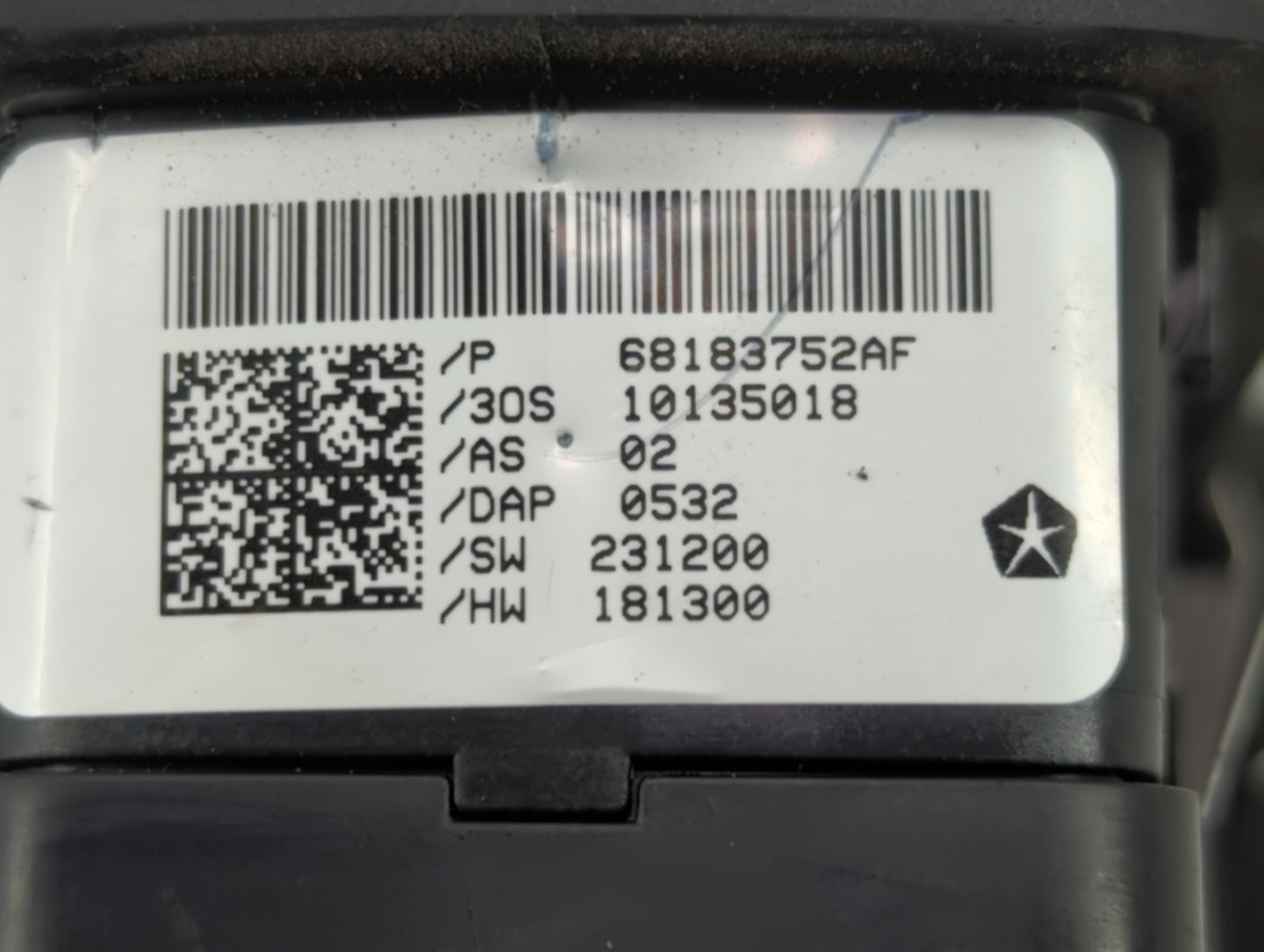 2015-2022 Dodge Challenger Master Power Window Switch Replacement Driver Side Left P/N:68183752AF Fits OEM Used Auto Parts -