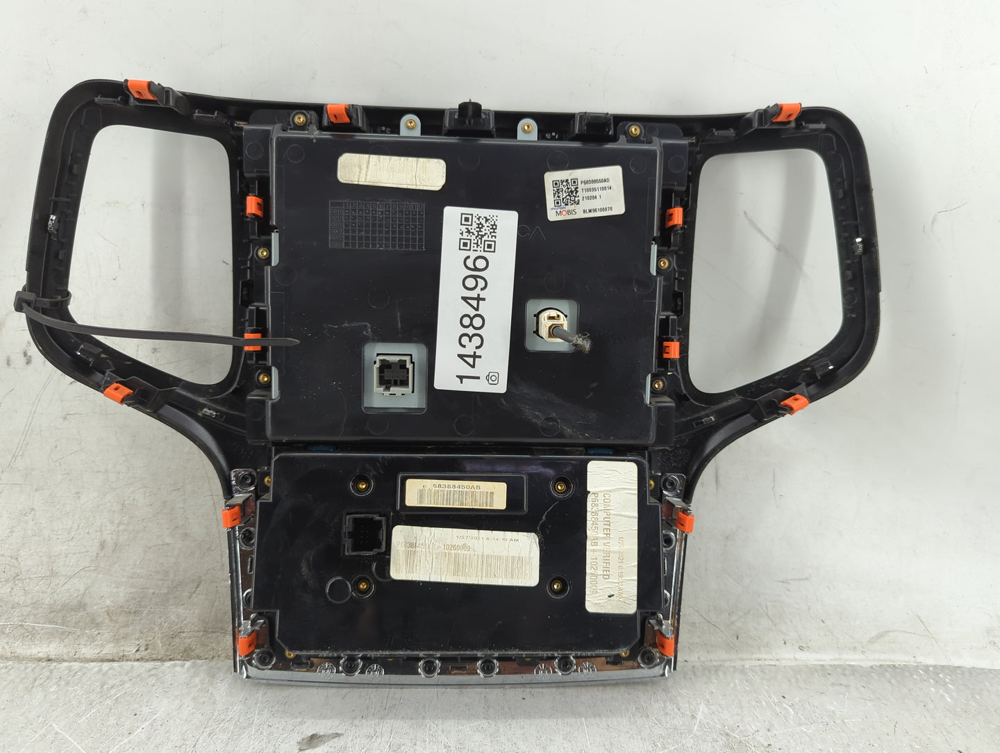 2021-2022 Dodge Challenger Radio AM FM Cd Player Receiver Replacement P/N:P68388550AD 68388450AB, BLM96100070 Fits Fits 2021