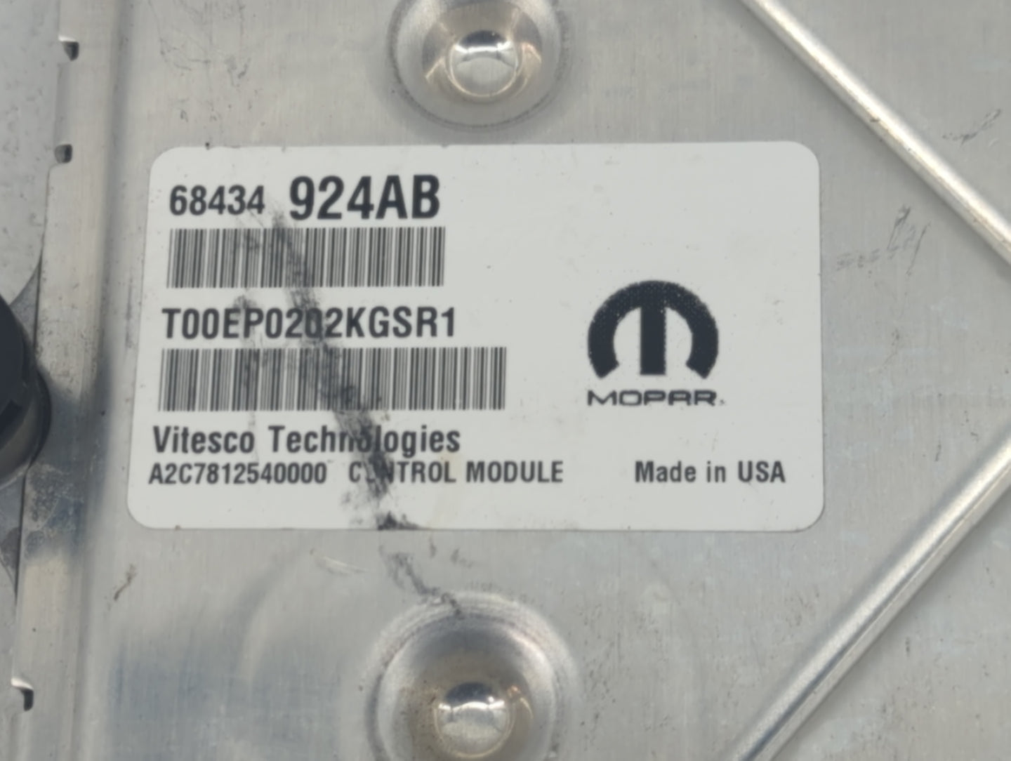2020-2022 Dodge Challenger PCM Engine Control Computer ECU ECM PCU OEM P/N:68434924AB P68528187AC Fits Fits 2020 2021 2022 O